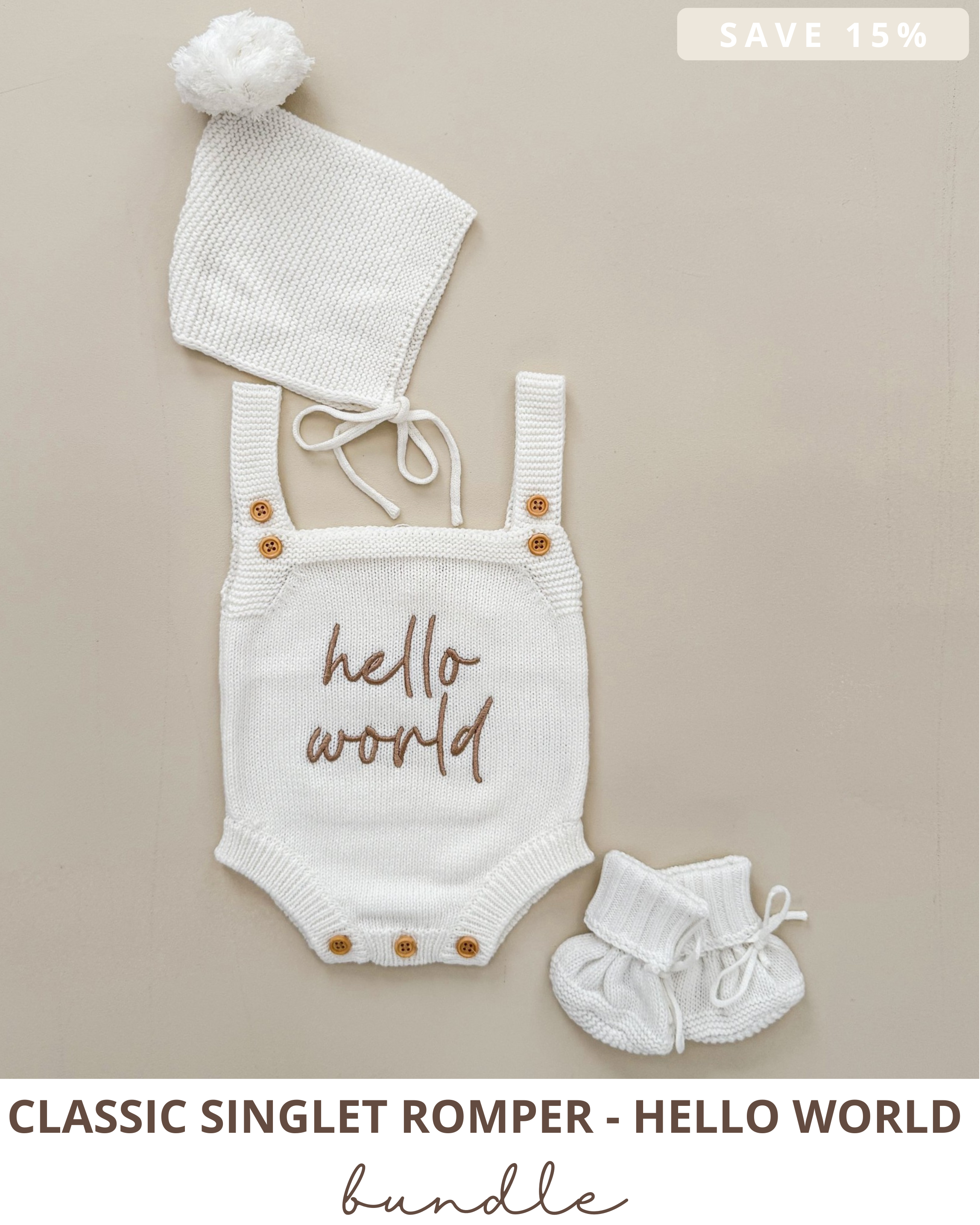 Classic Singlet Romper Bundle | Milk