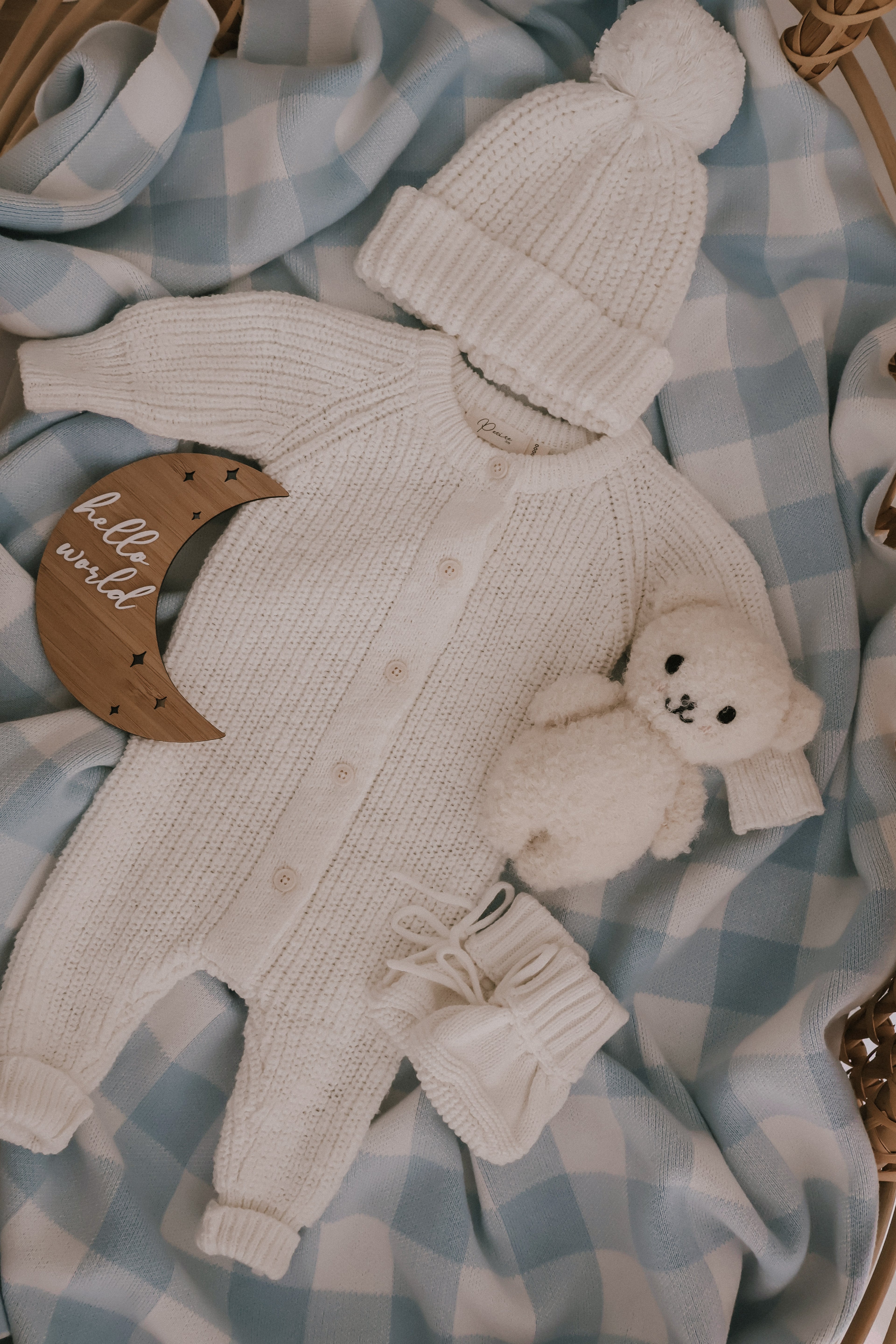GINGHAM BLANKET | BLUE