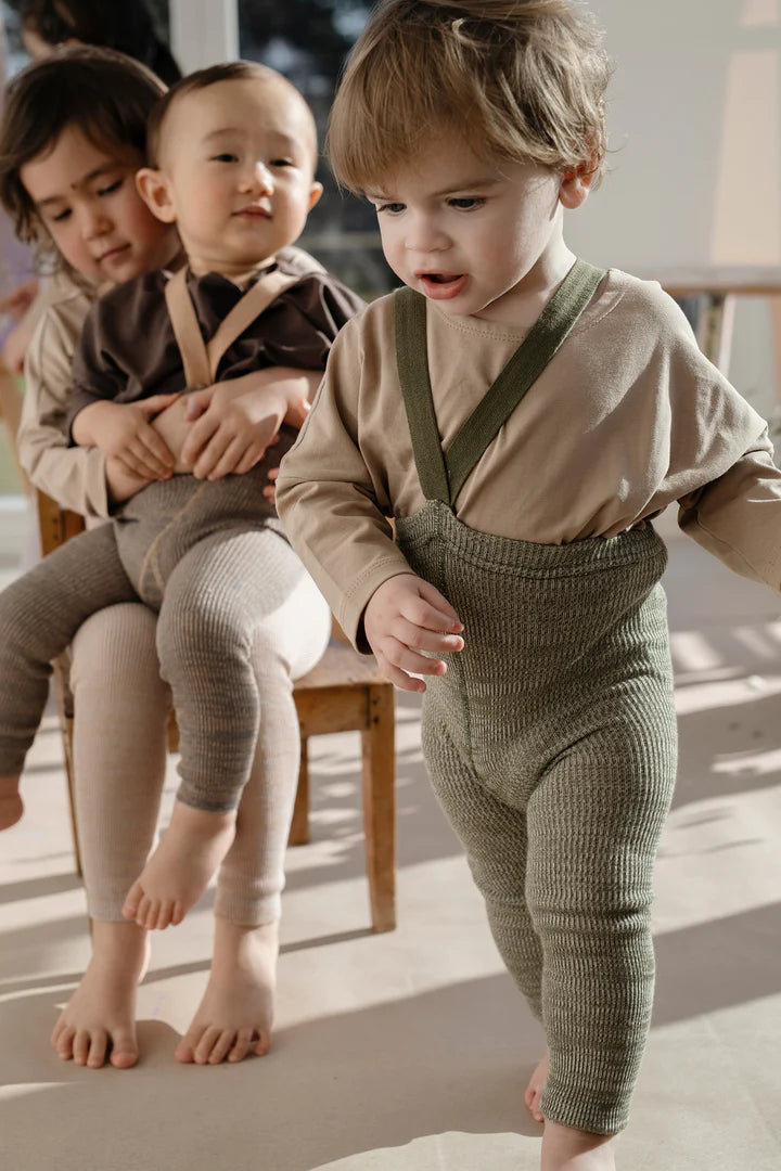FOOTLESS TIGHTS | CREAMY OLIVE
