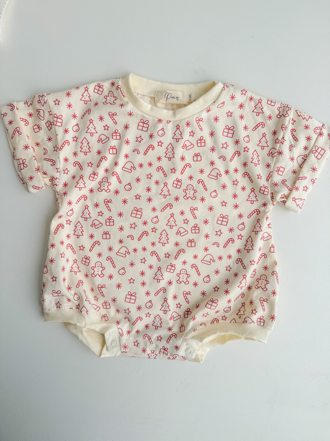 CHRISTMAS PRINT | T-SHIRT ROMPER