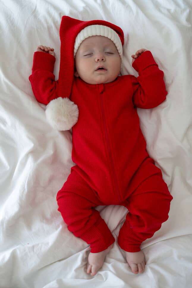 WAFFLE ONESIE | RED