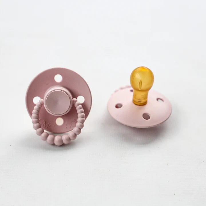 CMC GOLD BUBBLE DUMMY / PACIFIER 2 PACK (SIZE 1) | MULTIPLE COLOURS