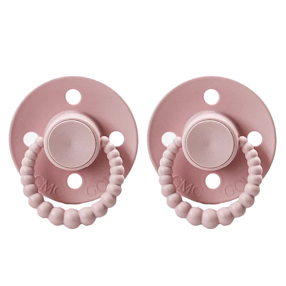 CMC GOLD BUBBLE DUMMY / PACIFIER 2 PACK (SIZE 1) | MULTIPLE COLOURS
