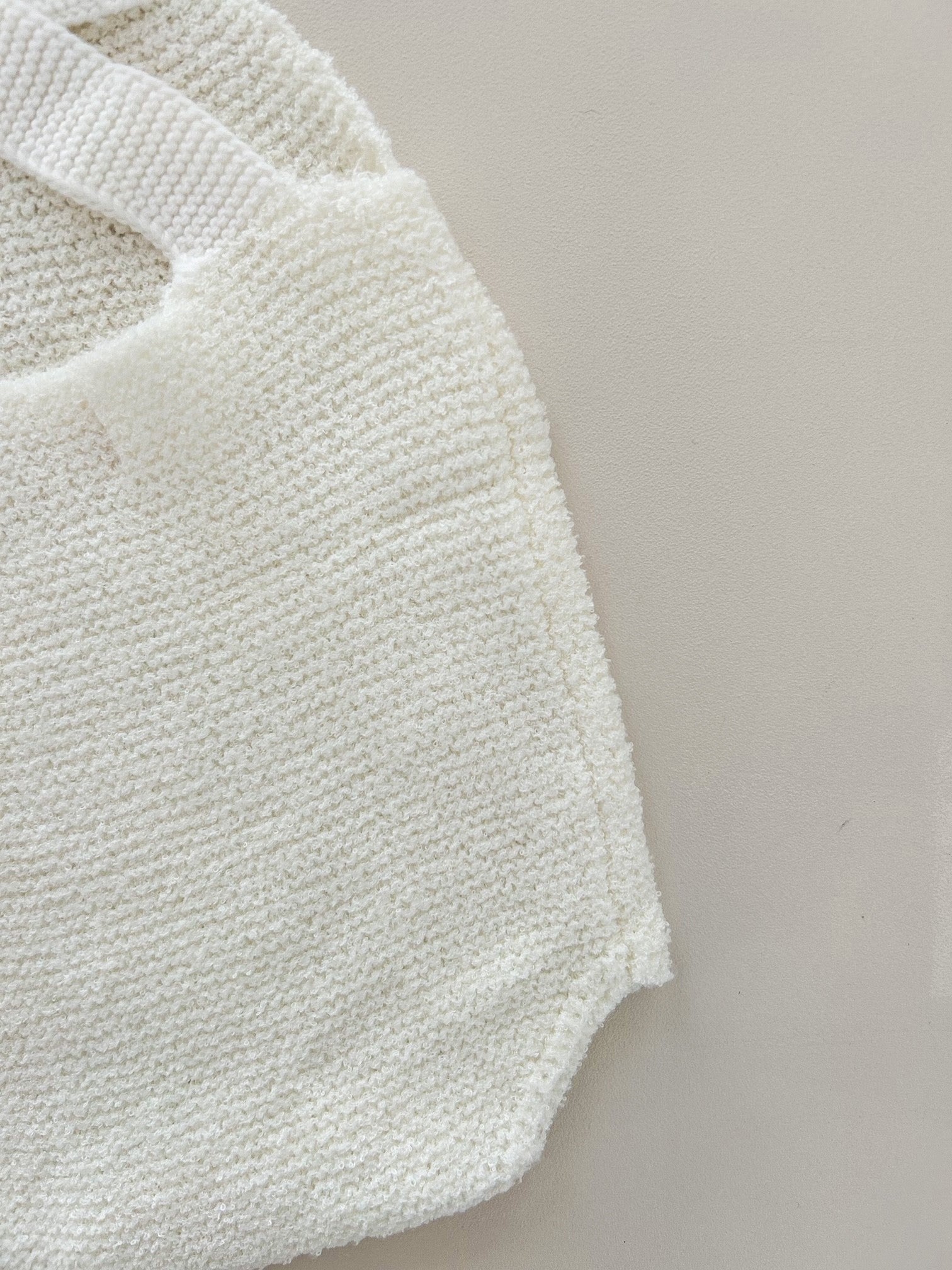 TEDDY TEXTURED COTTON ROMPER