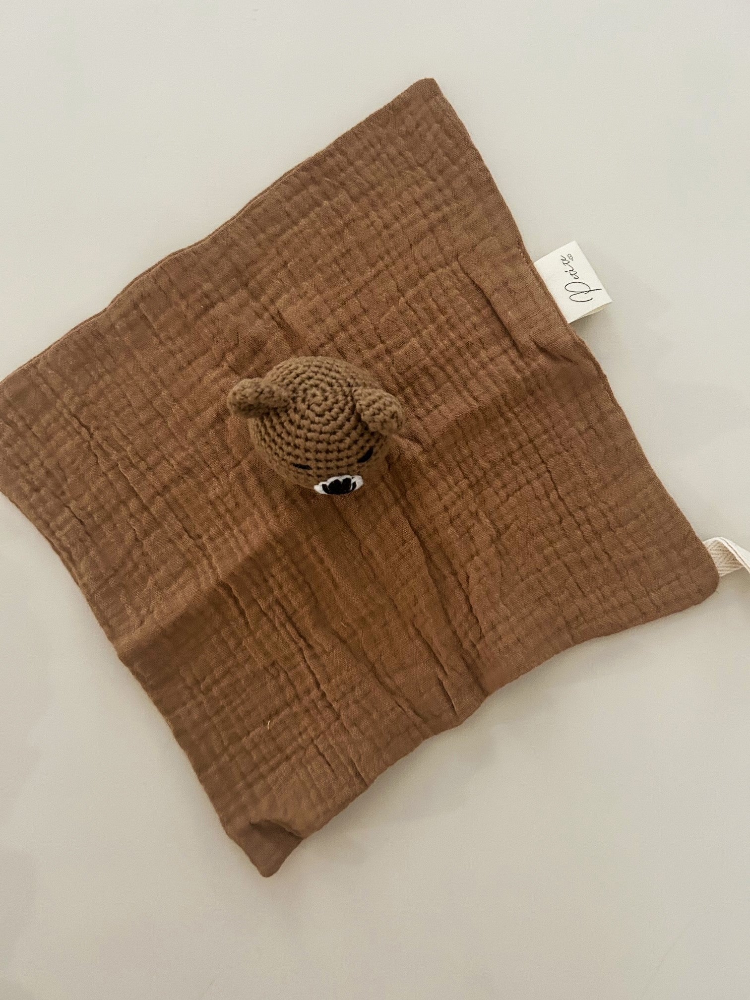 CROCHET BEAR LOVEY COMFORTER