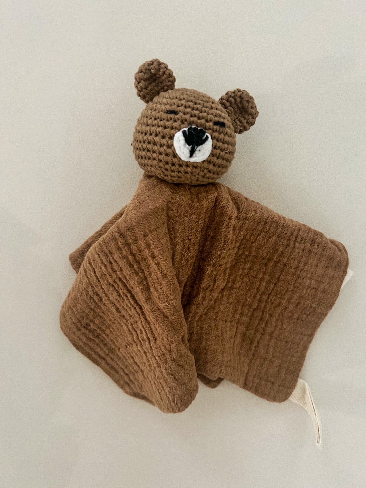 CROCHET BEAR LOVEY COMFORTER