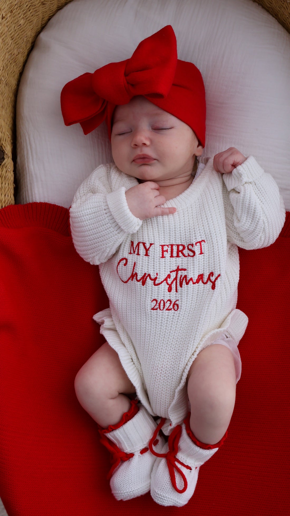 FRILL LEG ROMPER | MY FIRST CHRISTMAS 2026 | MILK