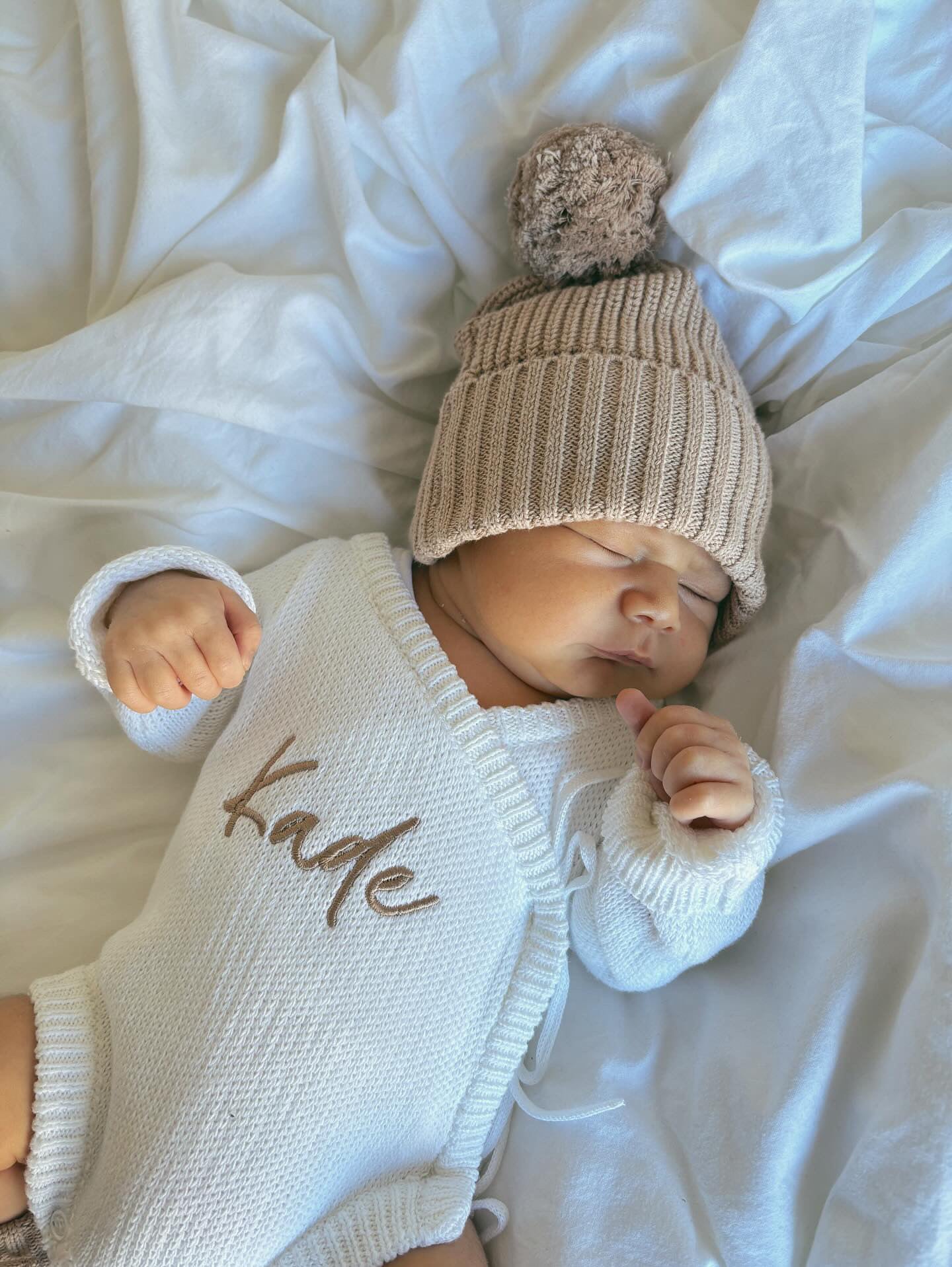 CUFF KNIT BEANIE | TEDDY BROWN