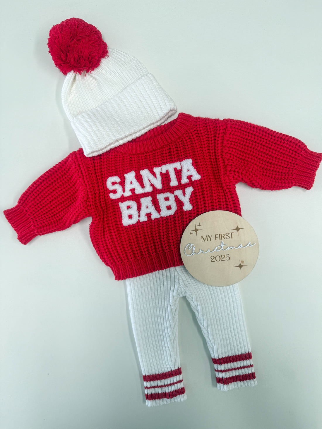 MY FIRST CHRISTMAS PLAQUE - ROUND