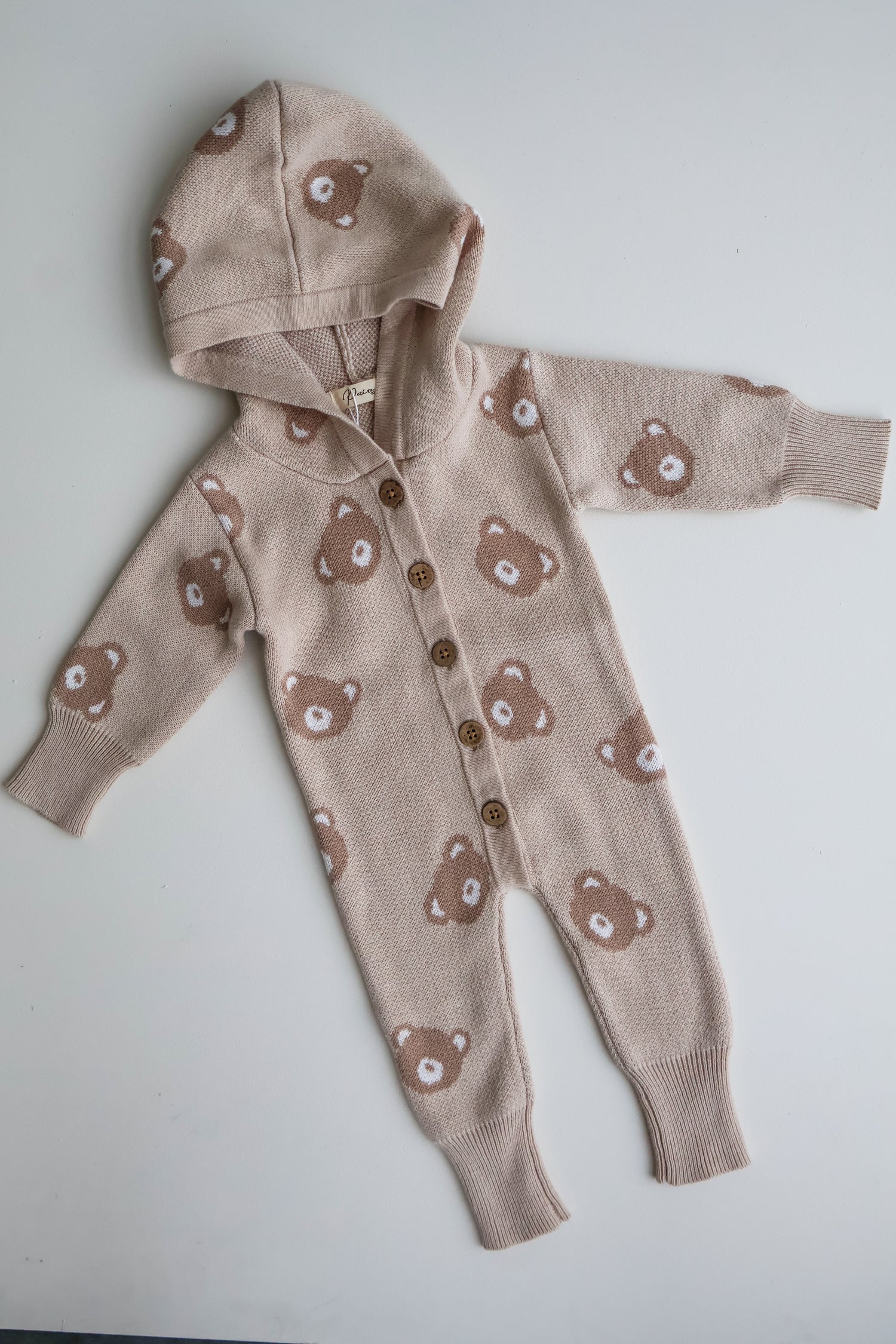 HOODED TEDDY ROMPER