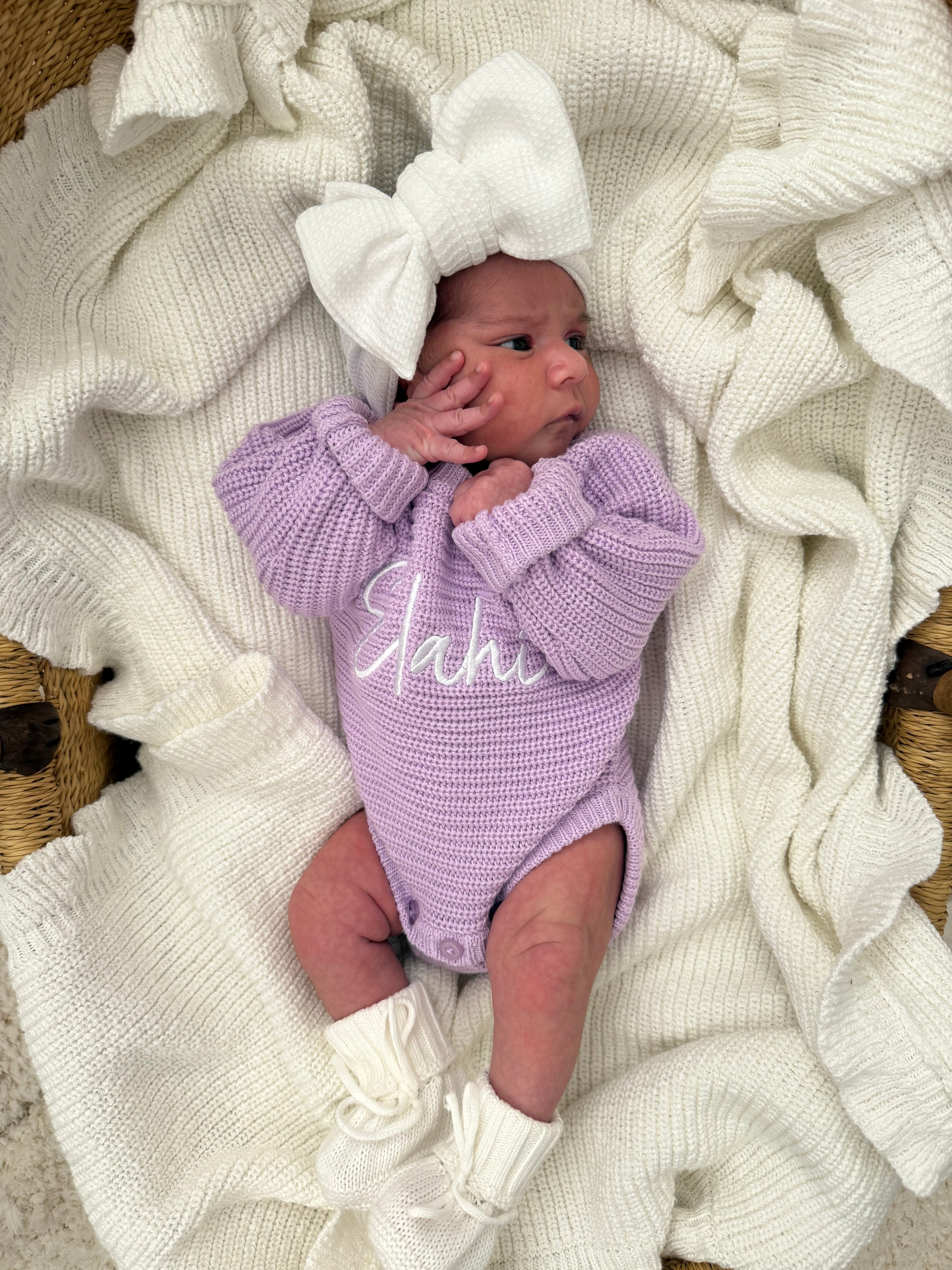 CLASSIC RIBBED ROMPER - ORCHID