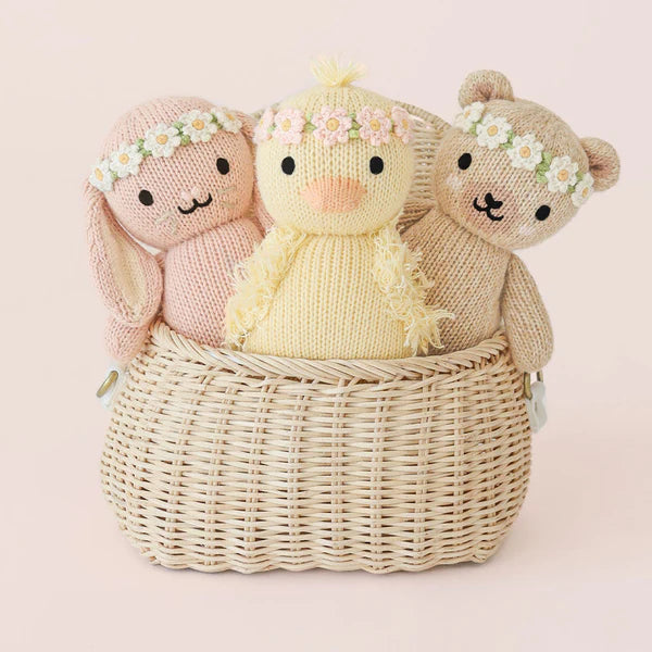 BABY HONEY BEAR (IVORY FLORAL)