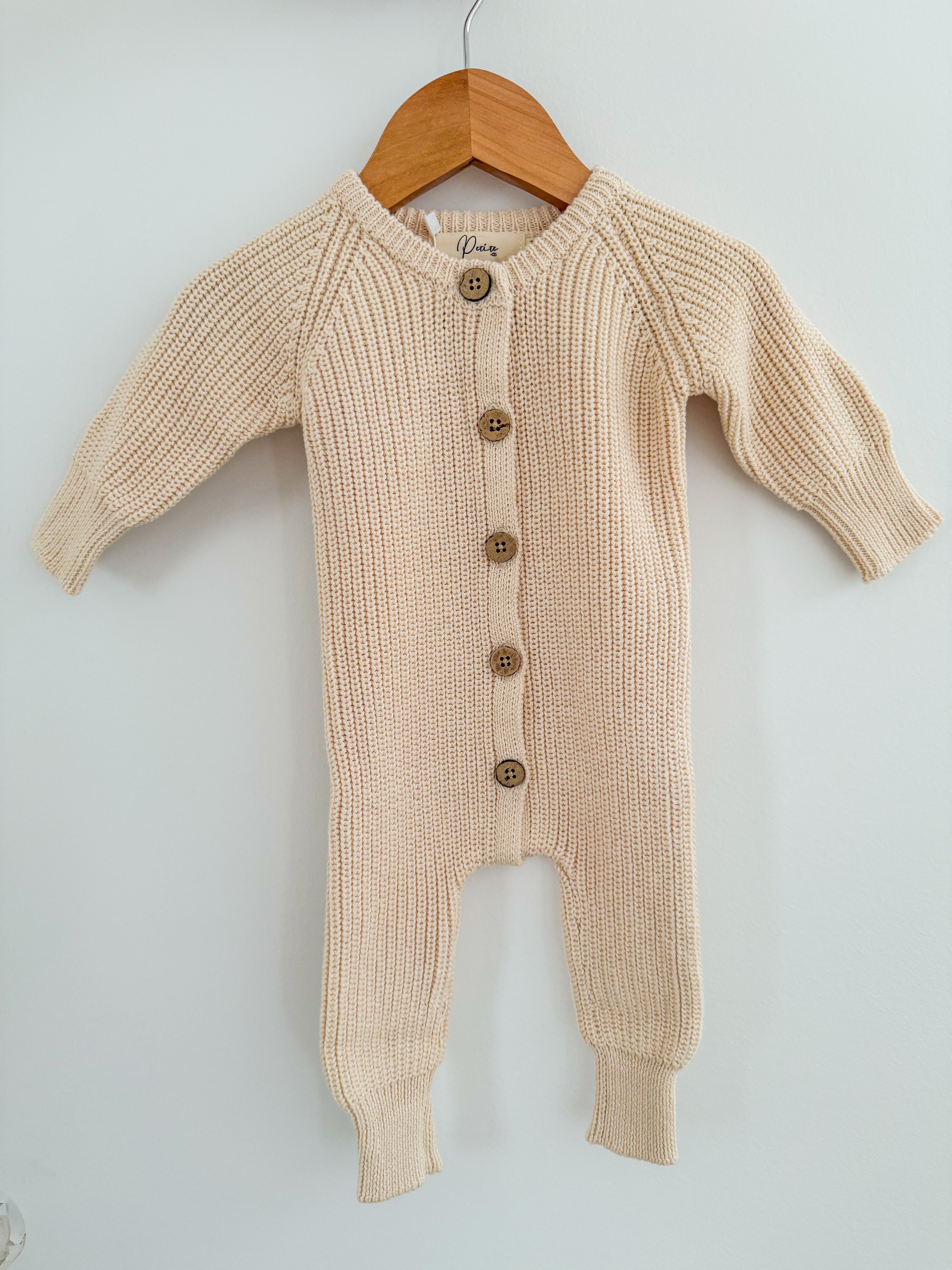 EVERYDAY RIBBED ROMPER | OAT