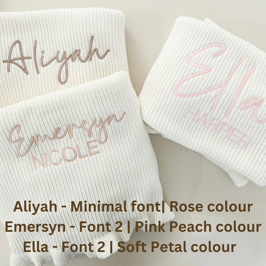 FRILL BABY BLANKET | MILK