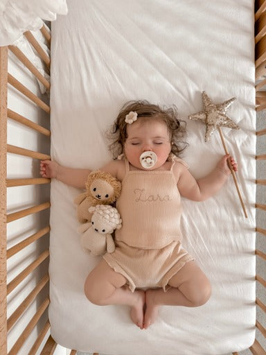 RIBBED SET - LIGHT BEIGE