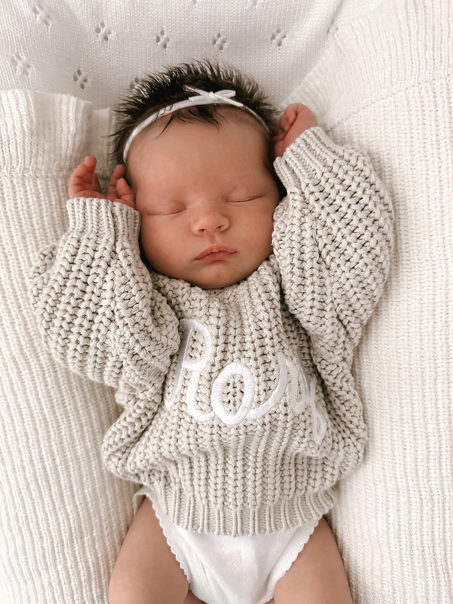 CHUNKY KNIT JUMPER - STONE