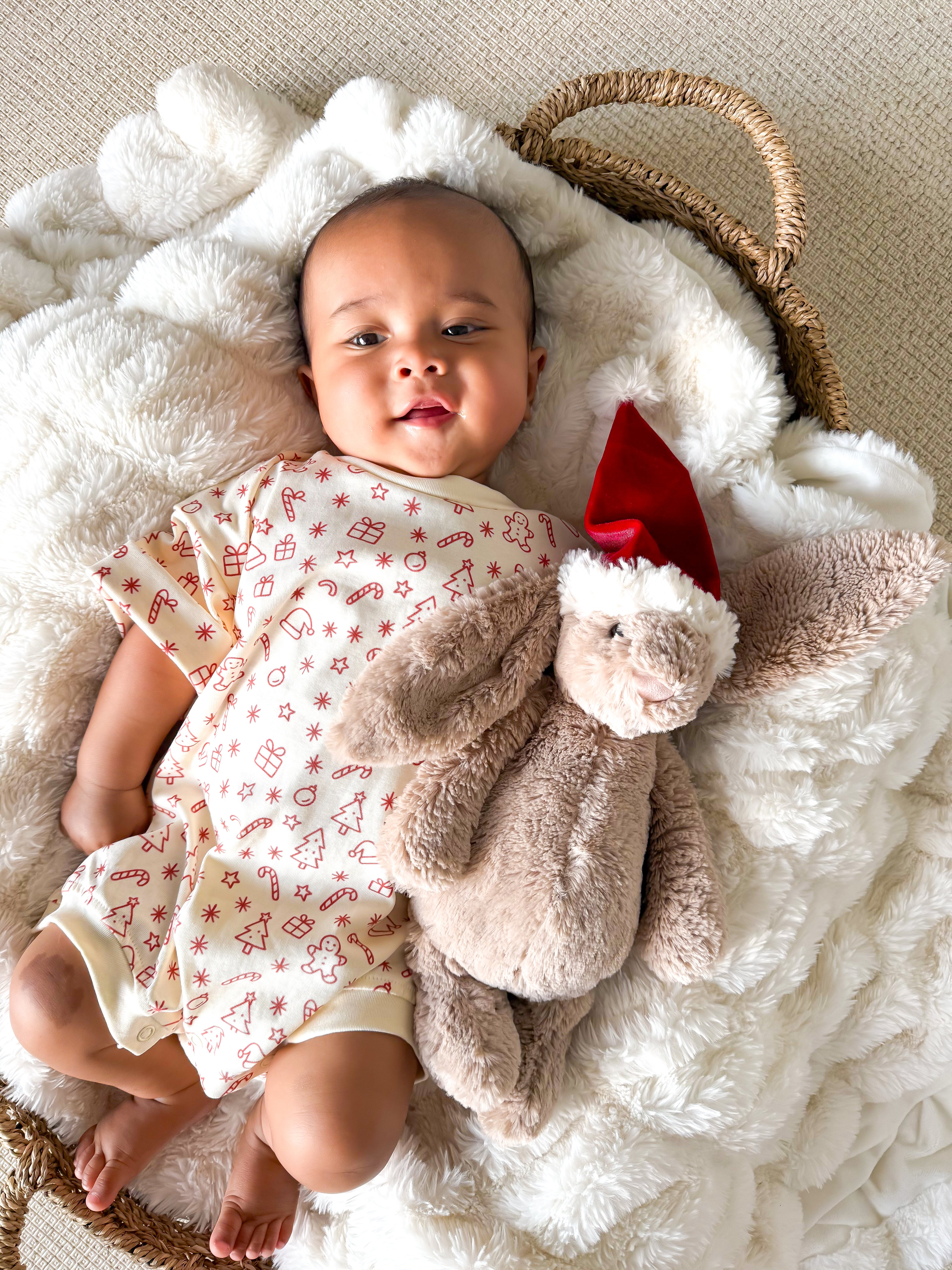 CHRISTMAS PRINT | T-SHIRT ROMPER