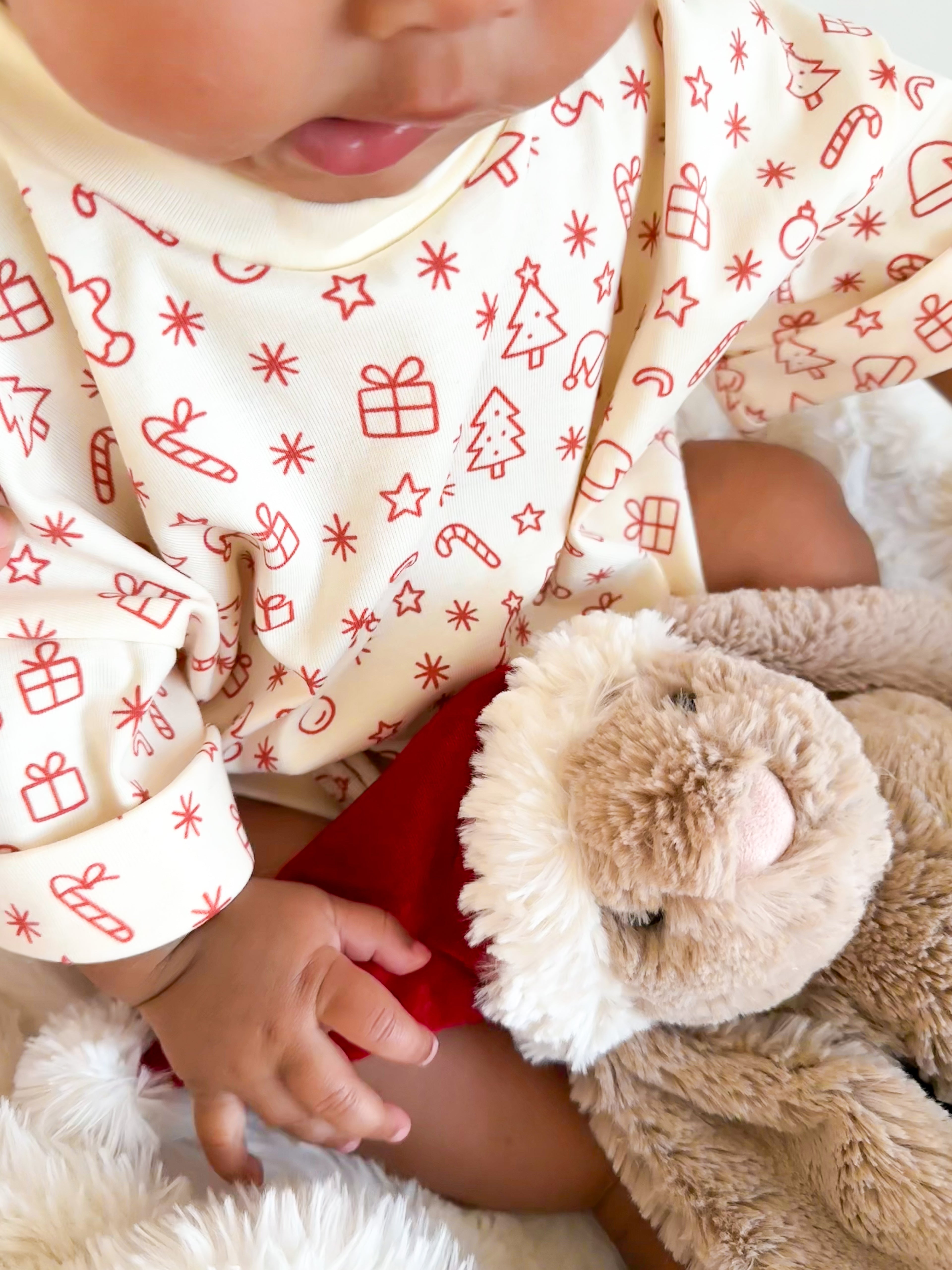 CHRISTMAS PRINT | T-SHIRT ROMPER