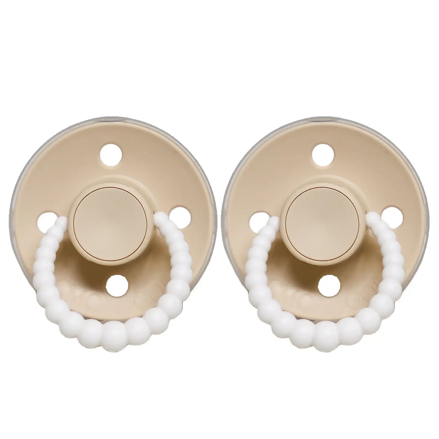 CMC GOLD BUBBLE GLOW IN THE DARK DUMMY / PACIFIER 2 PACK (SIZE 1) | MULTIPLE COLOURS