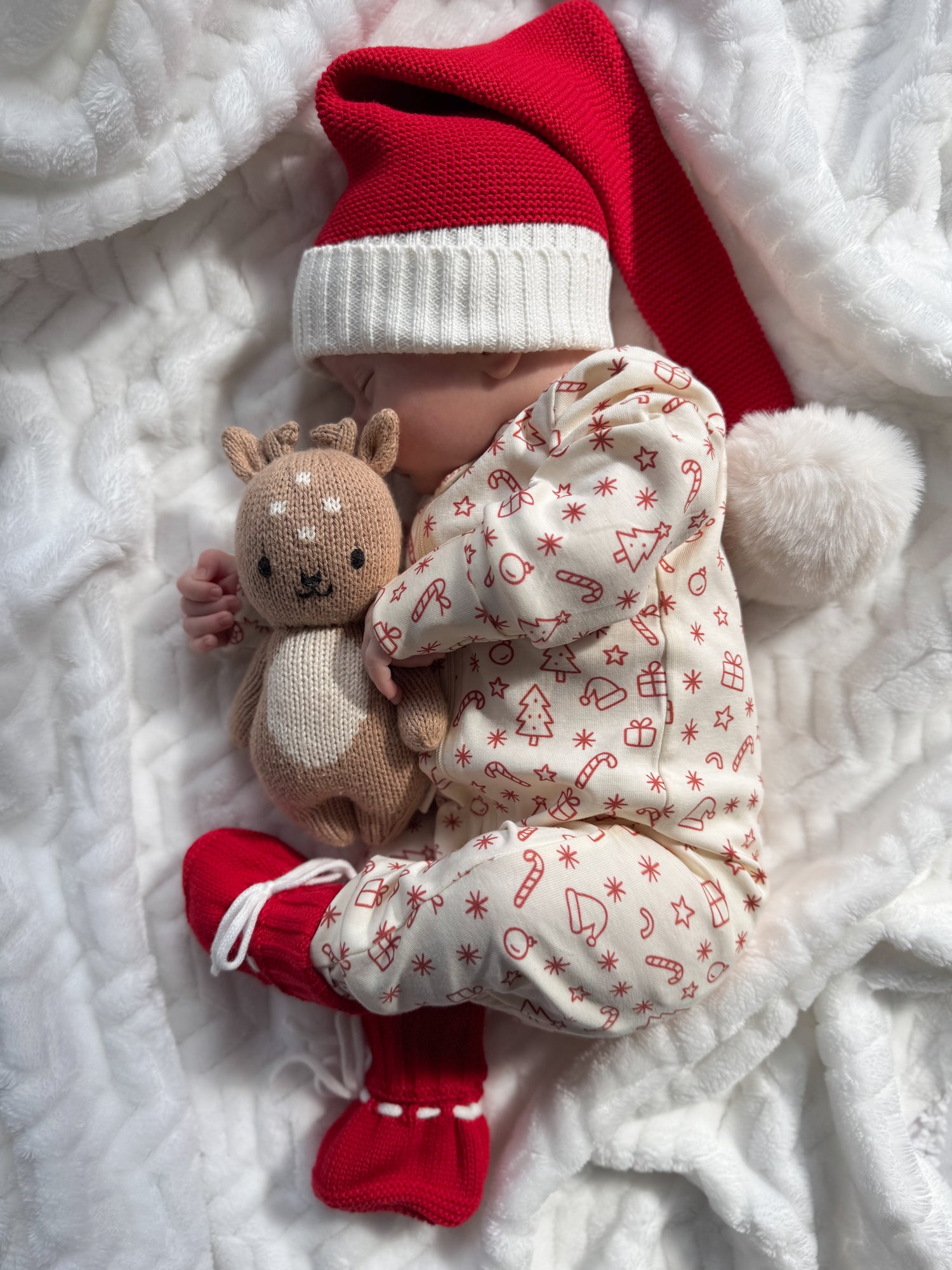CHRISTMAS PRINT ONESIE