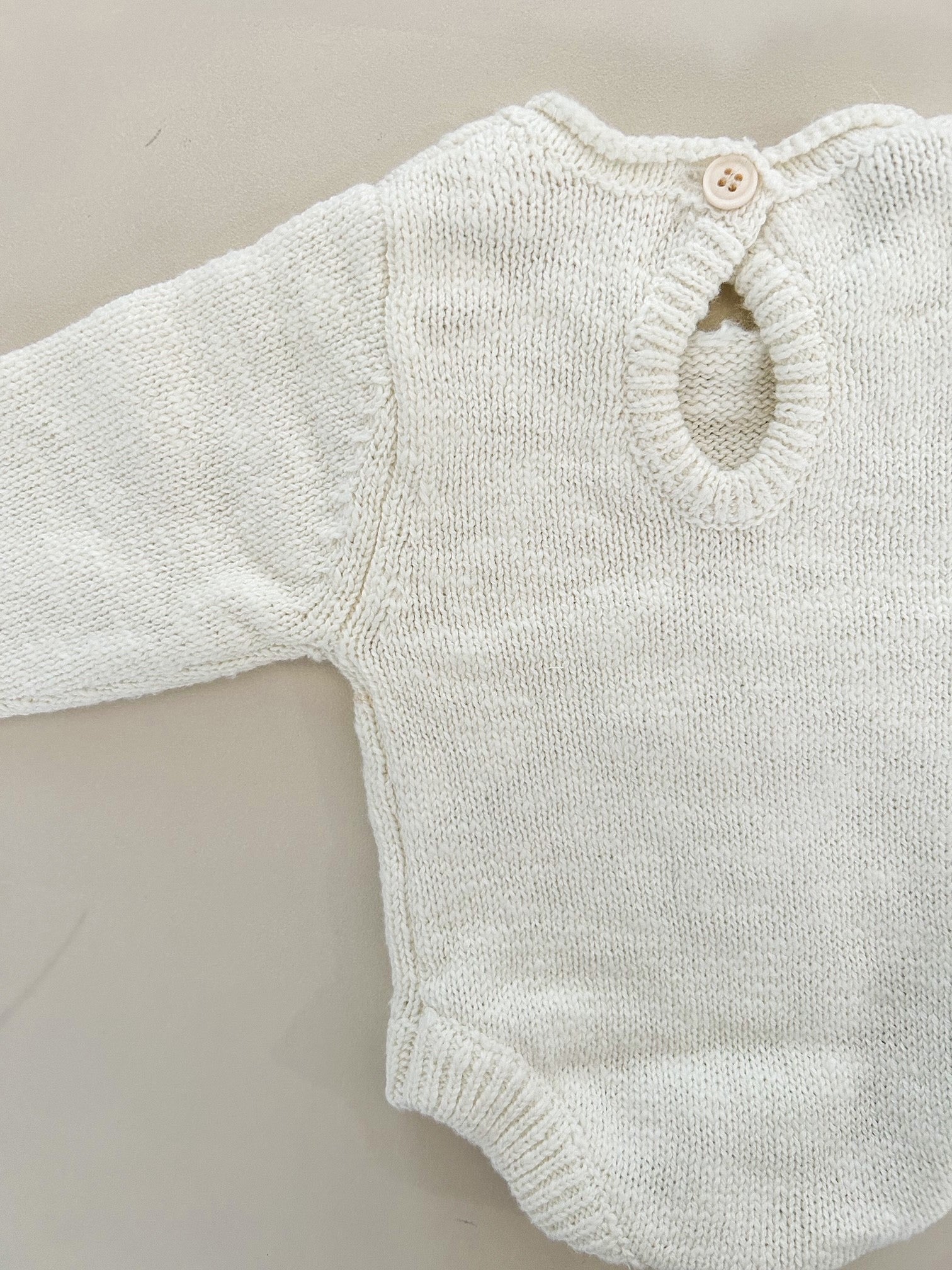 ROLLED TEXTURED ROMPER