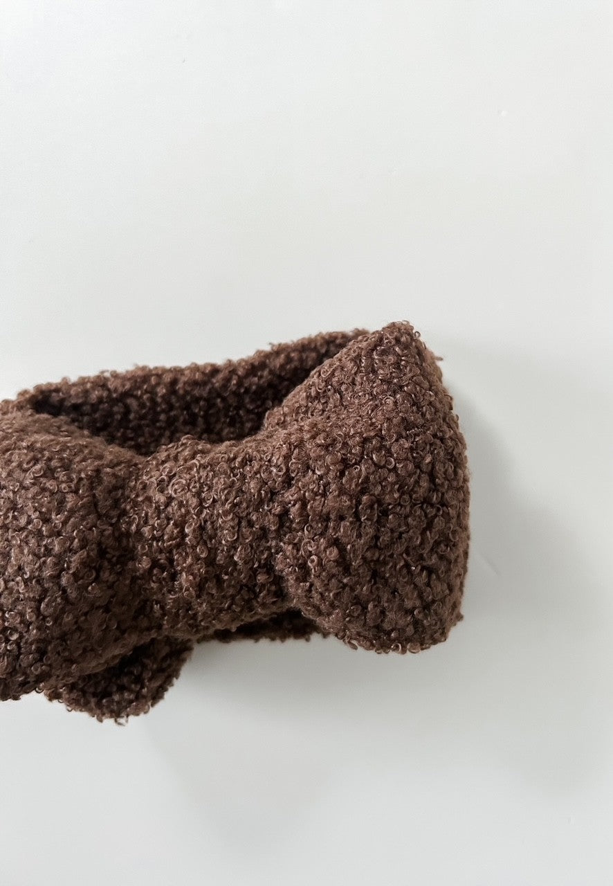 TEDDY BOW - BROWN