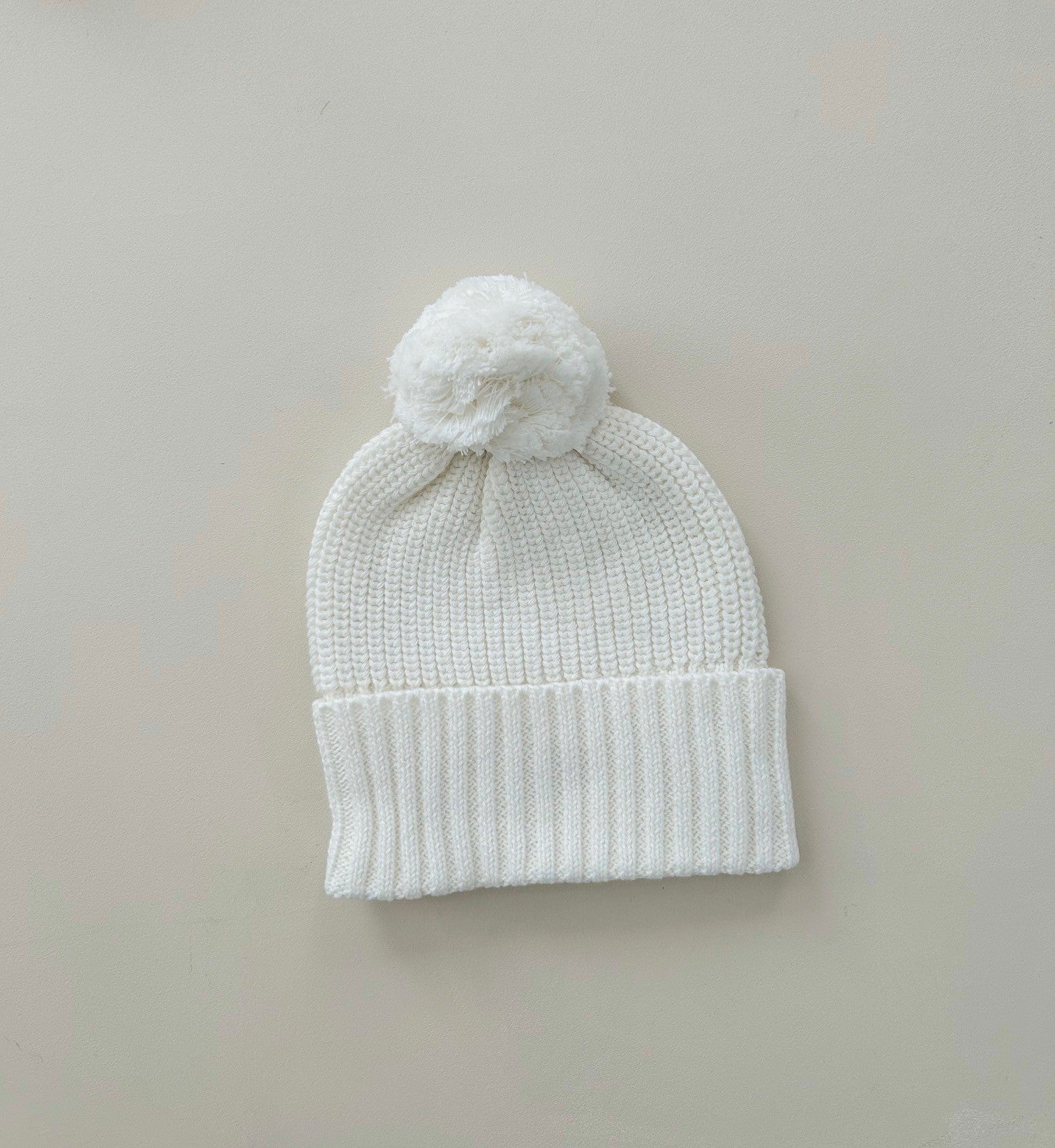 CUFF KNIT BEANIE | MILK