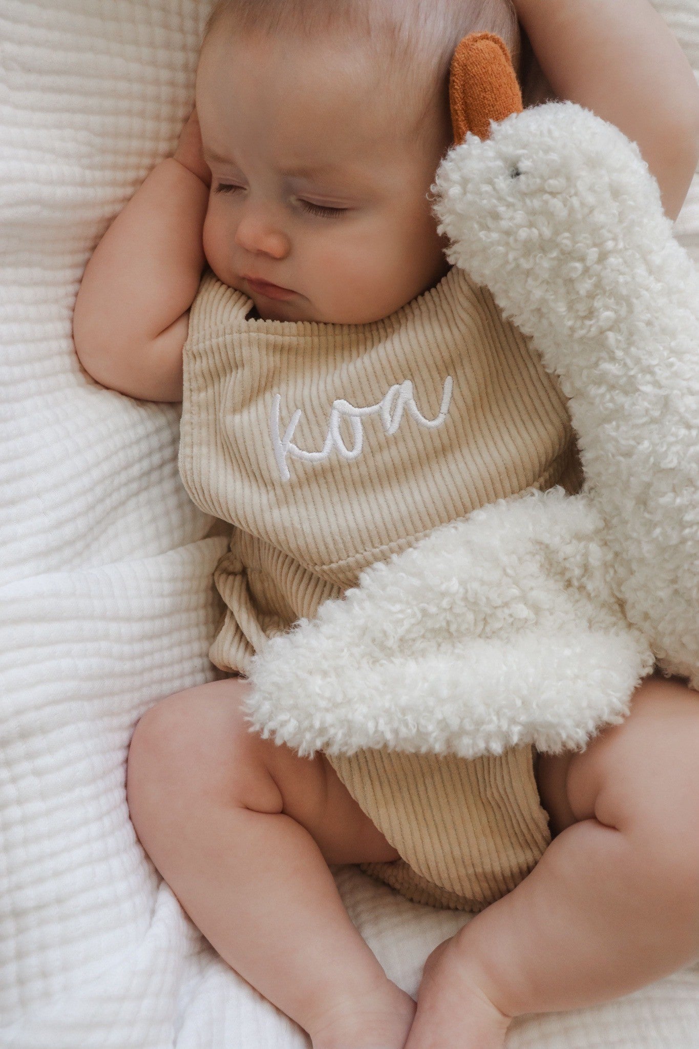 CORD OVERALLS | WARM BEIGE
