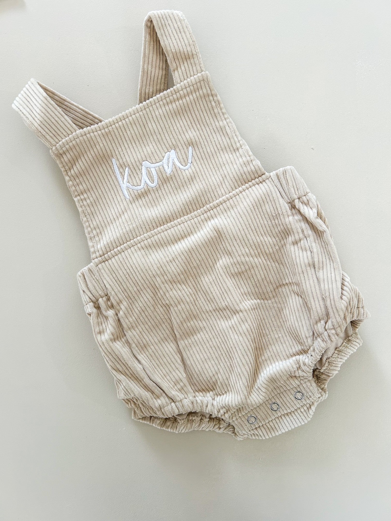 CORD OVERALLS | WARM BEIGE
