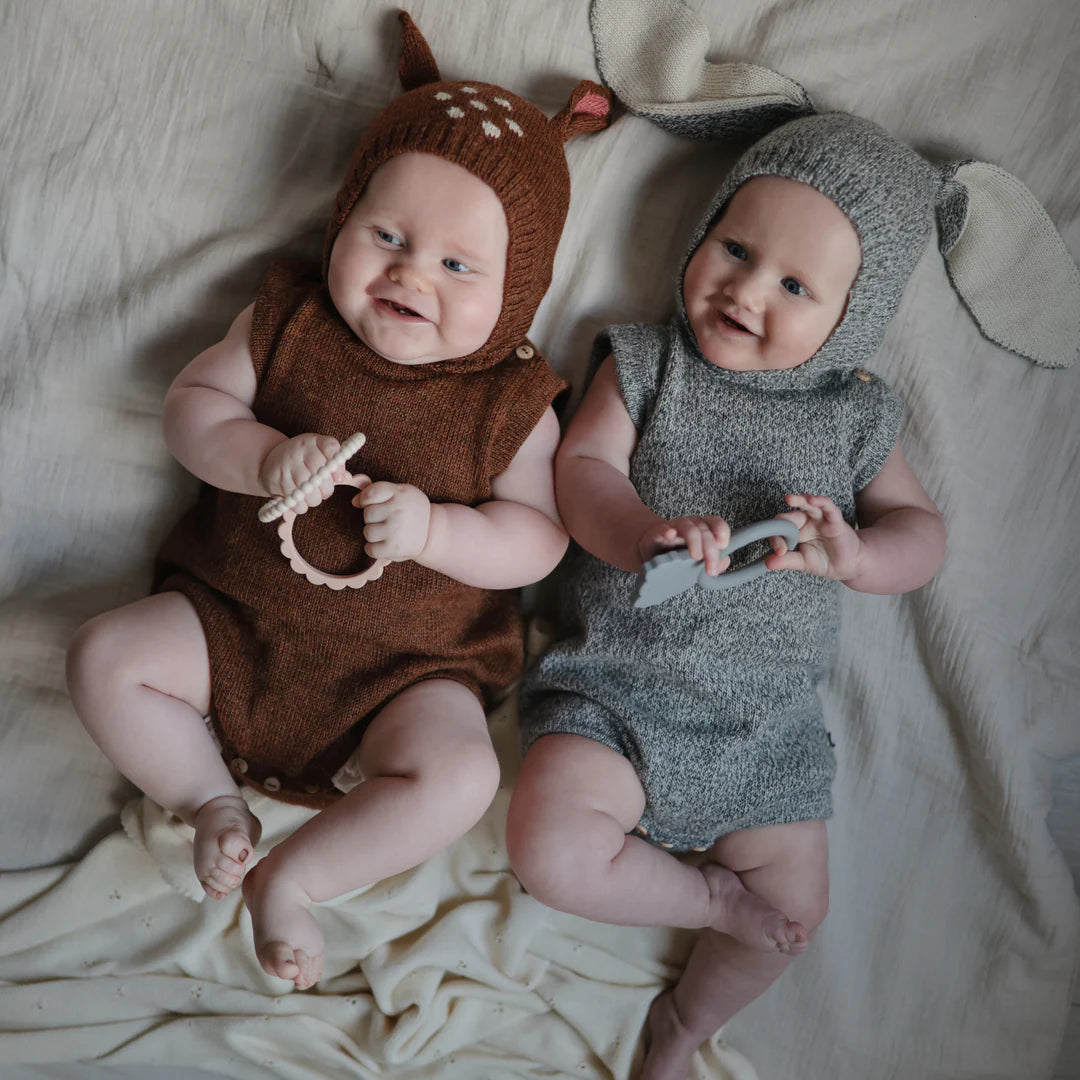 MUSHIE PEARL TEETHER BRACELETS | BERRY.MARIGOLD.KHAKI