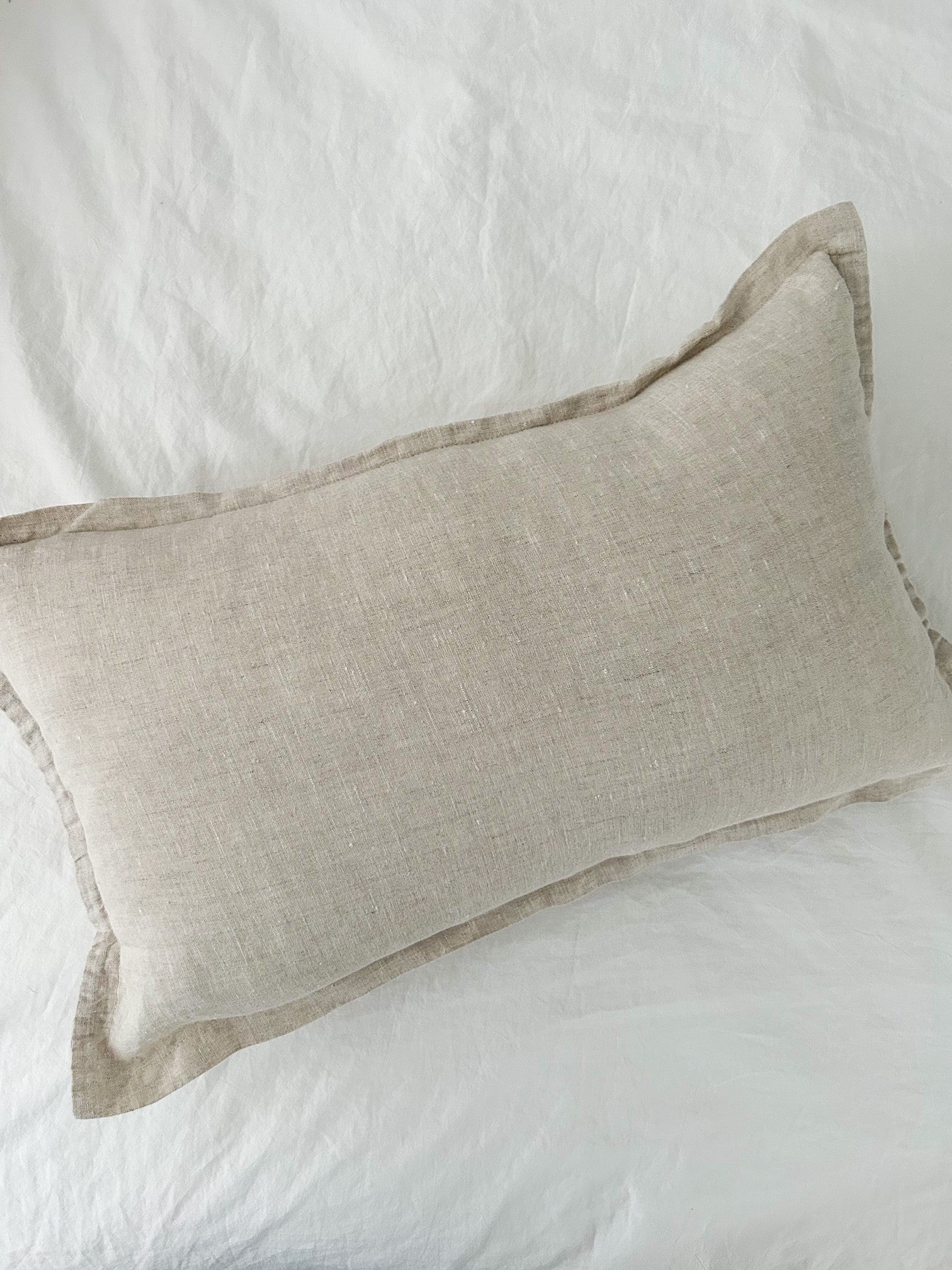 PERSONALISED LINEN CUSHION | NATURAL