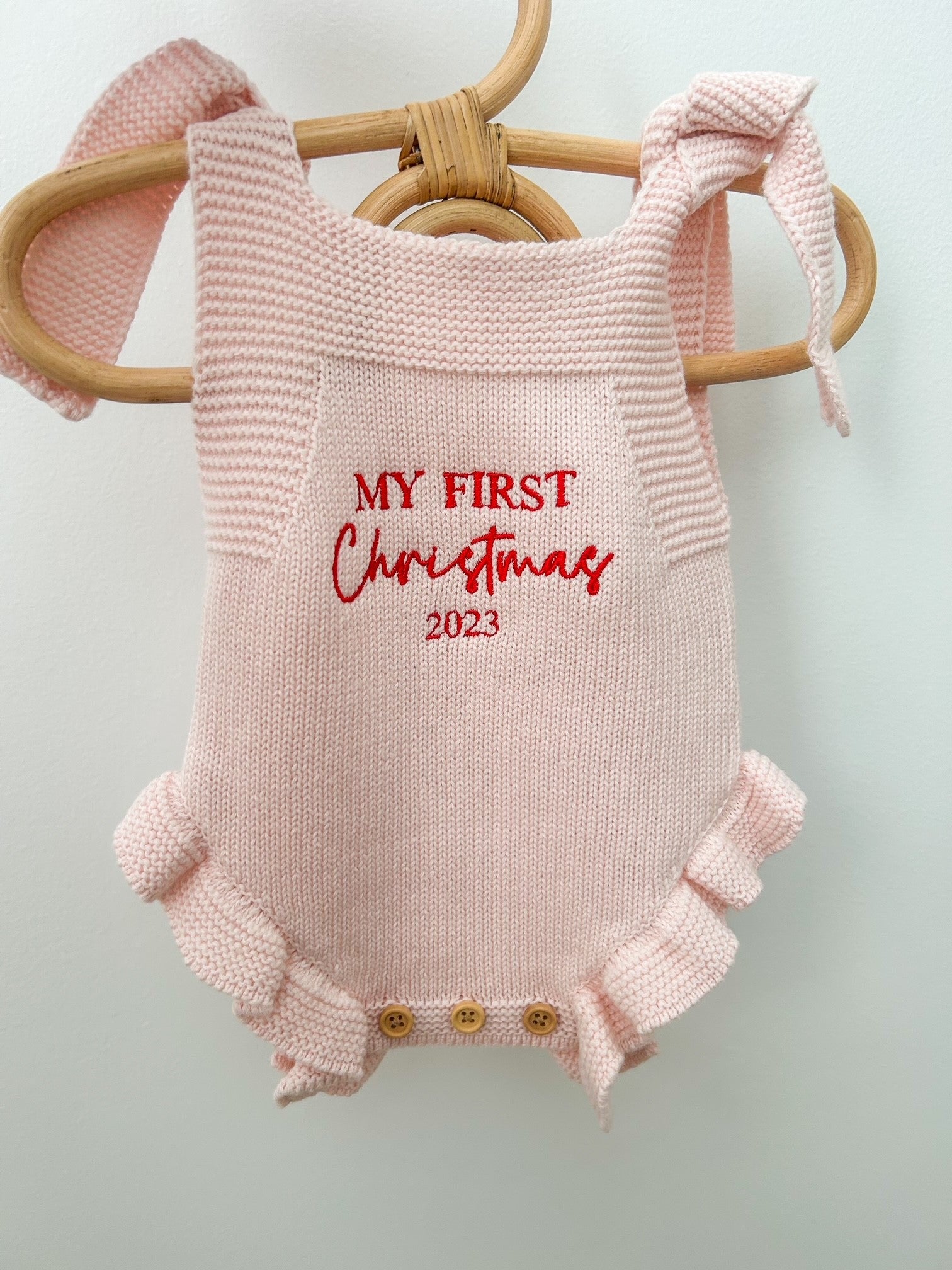 FLO FRILL ROMPER | PINK