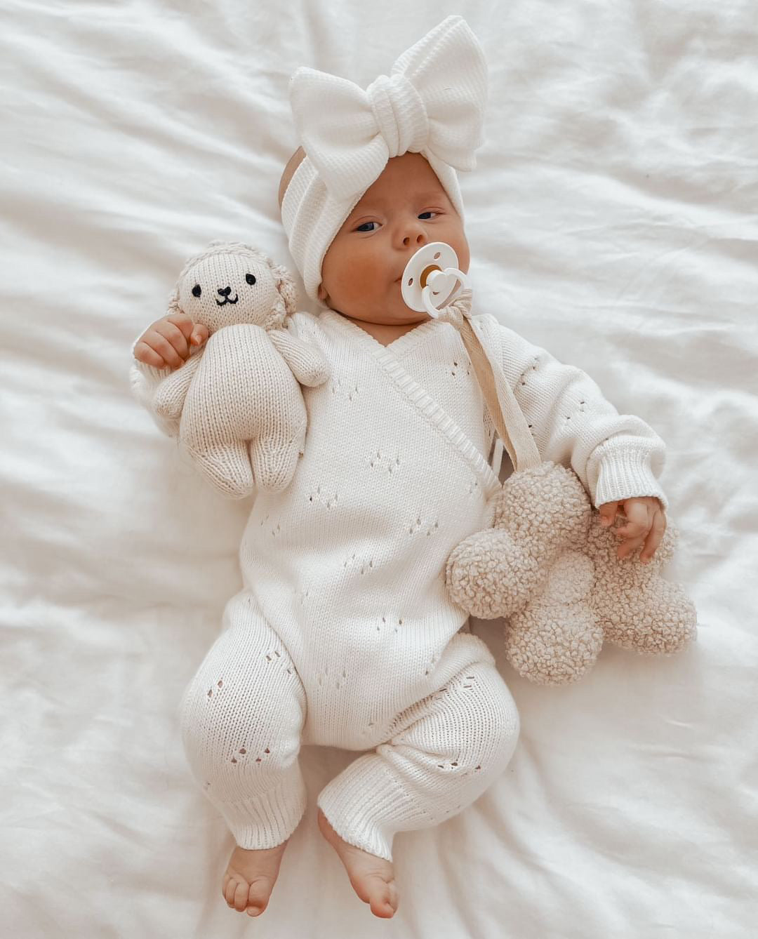 POINTELLE LONG ROMPER | MILK