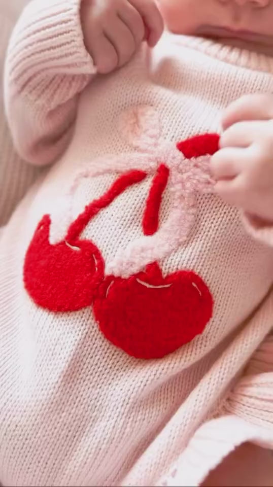 CHERRY BOW FRILL ROMPER