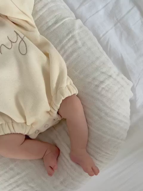 BUBBLE ROMPER - BUTTER