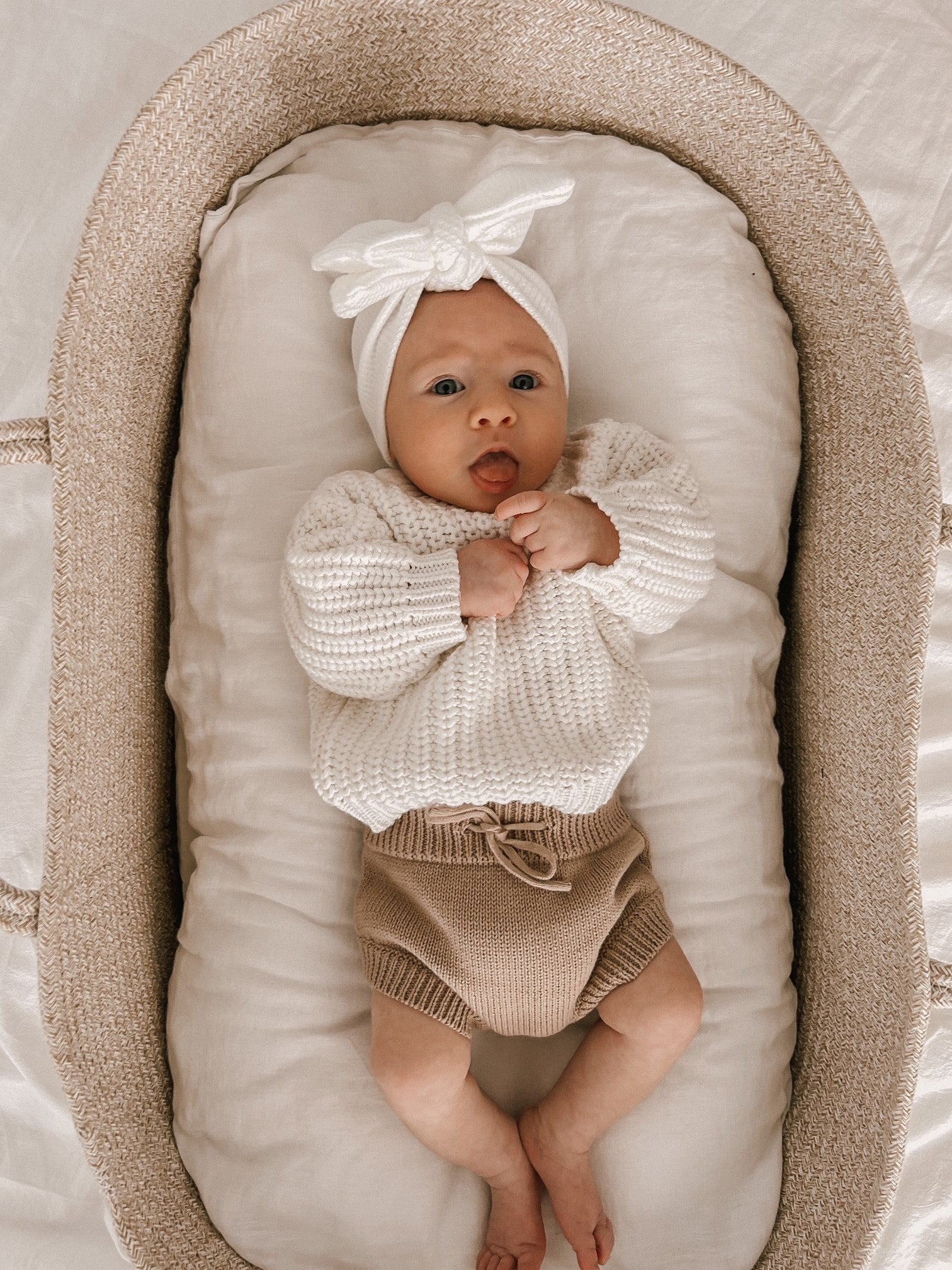 CHUNKY KNIT JUMPER - WHITE