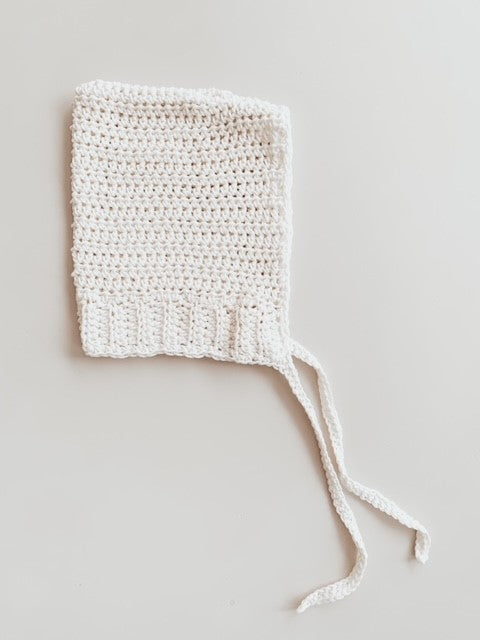 CROCHET BABY HAT / BONNET - 12-18 MONTHS