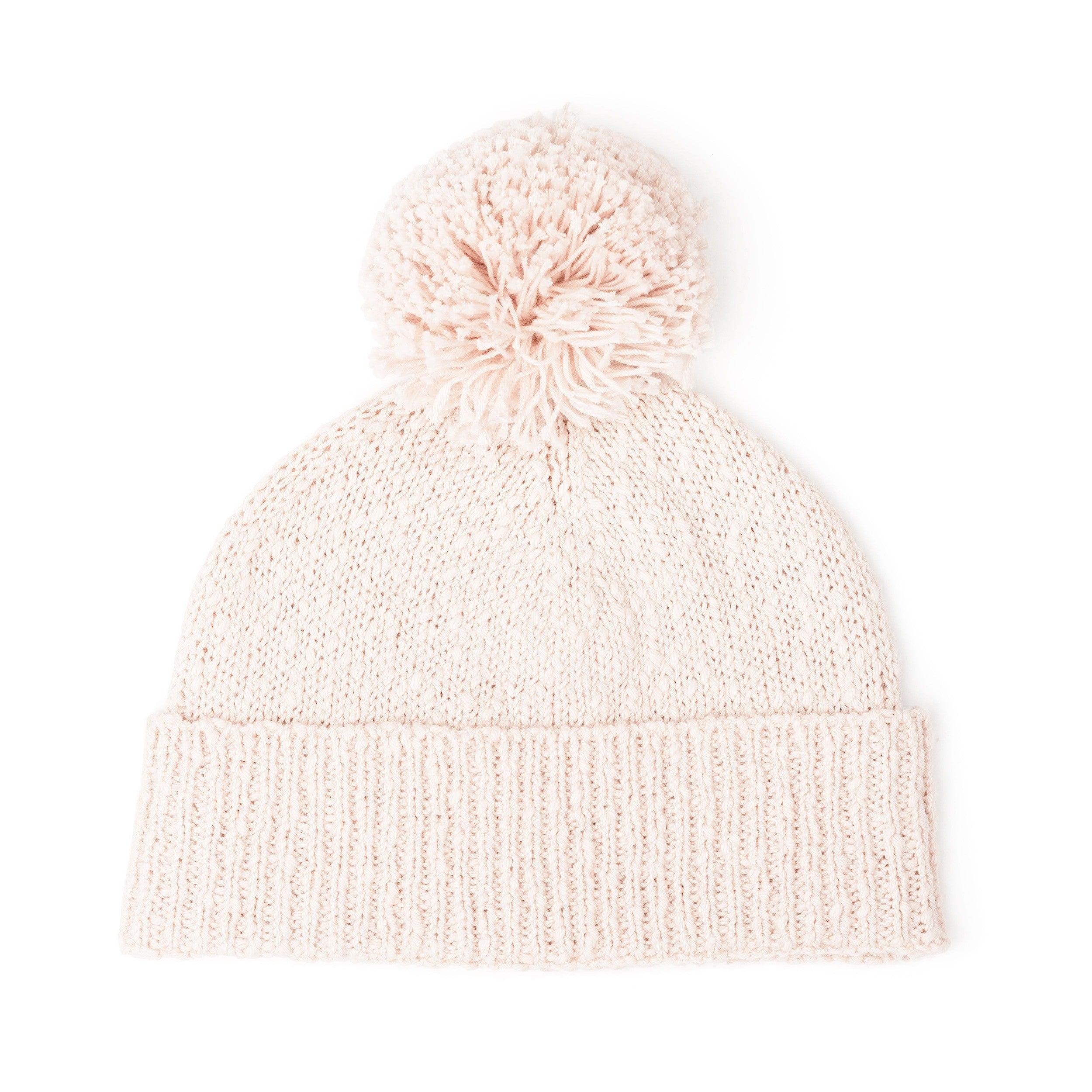 ORGANIC TEXTURED BEANIE - PINK SALT