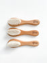 wooden baby newborn goats hair brush for cradle cap Australia