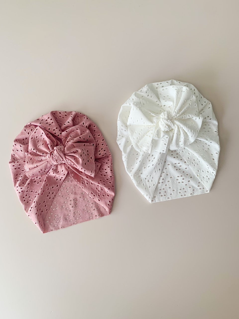 SUMMER BOW TURBAN - WHITE