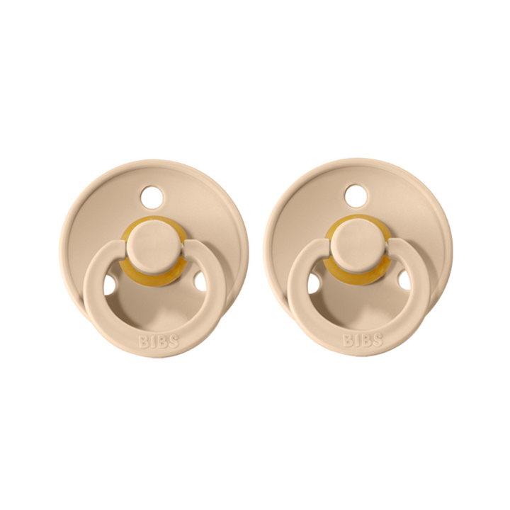 BIBS DUMMY / PACIFIER 2 PACK (SIZE 1) | MULTIPLE COLOURS