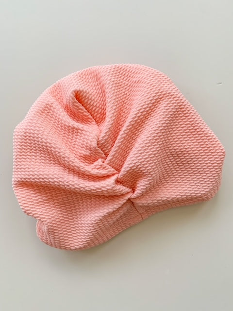 BIG BOW TURBAN - PINK