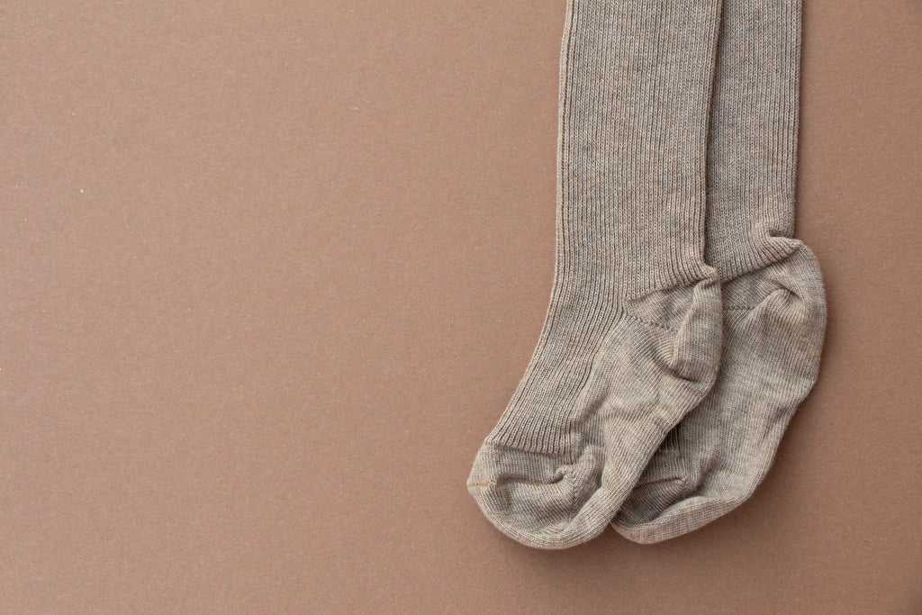 FOOTED TIGHTS | PEANUT BLEND
