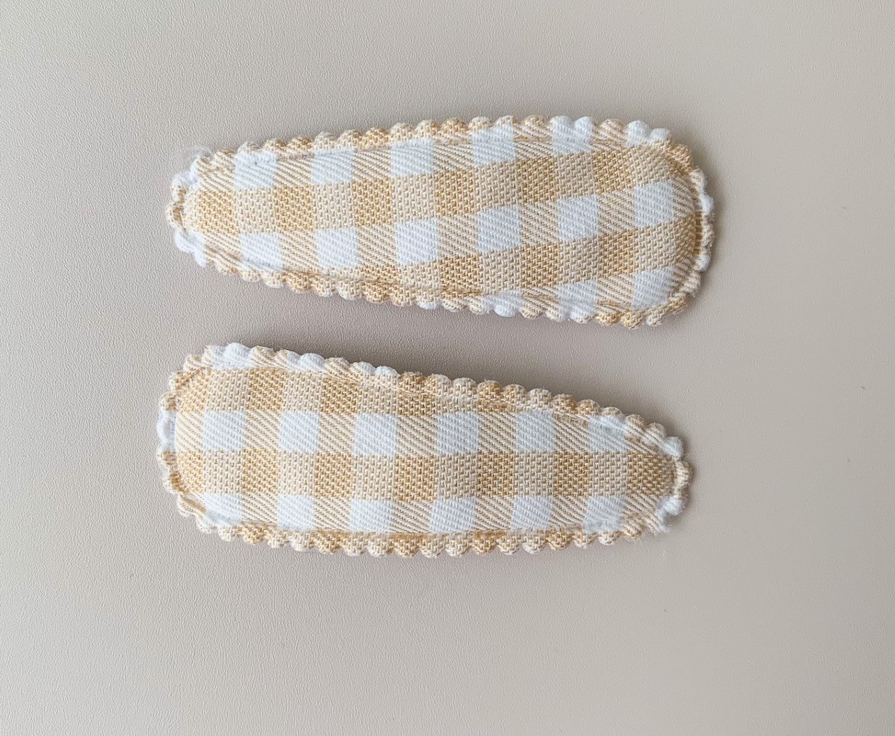 CLIPS - GINGHAM NATURAL