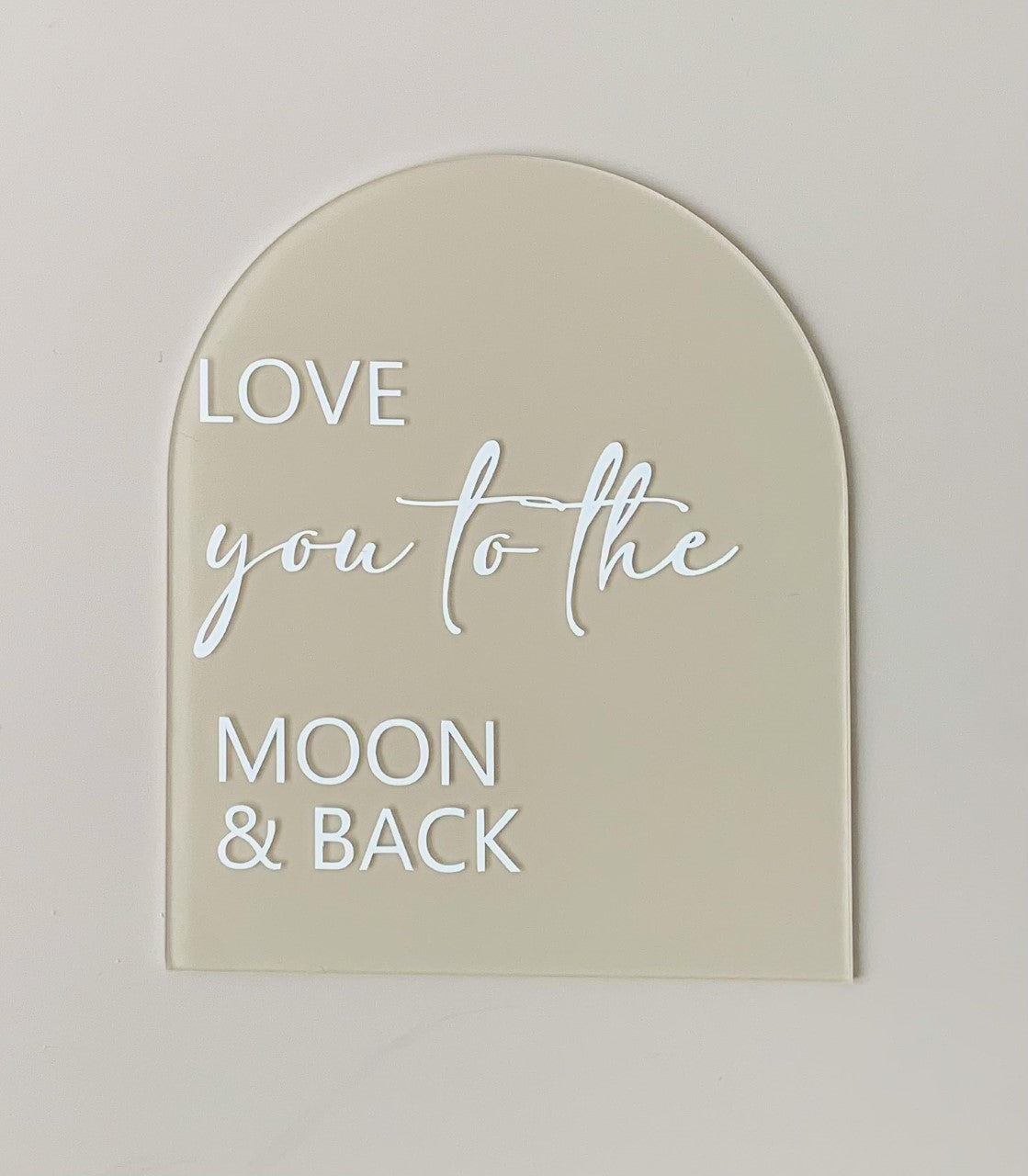 LOVE YOU TO THE MOON & BACK