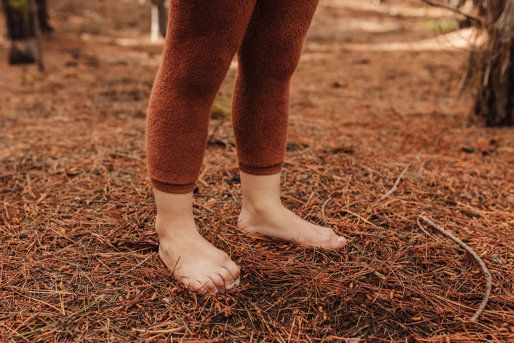 TEDDY WARMY FOOTLESS | CINNAMON