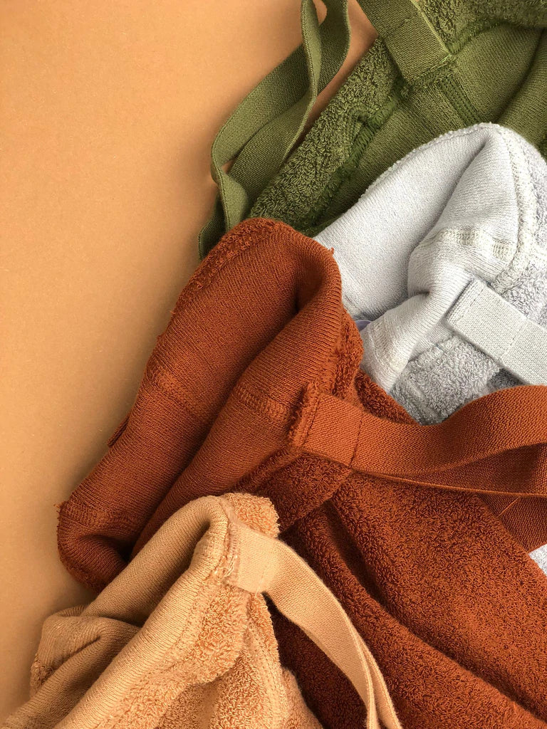 TEDDY WARMY FOOTED TIGHTS | CINNAMON