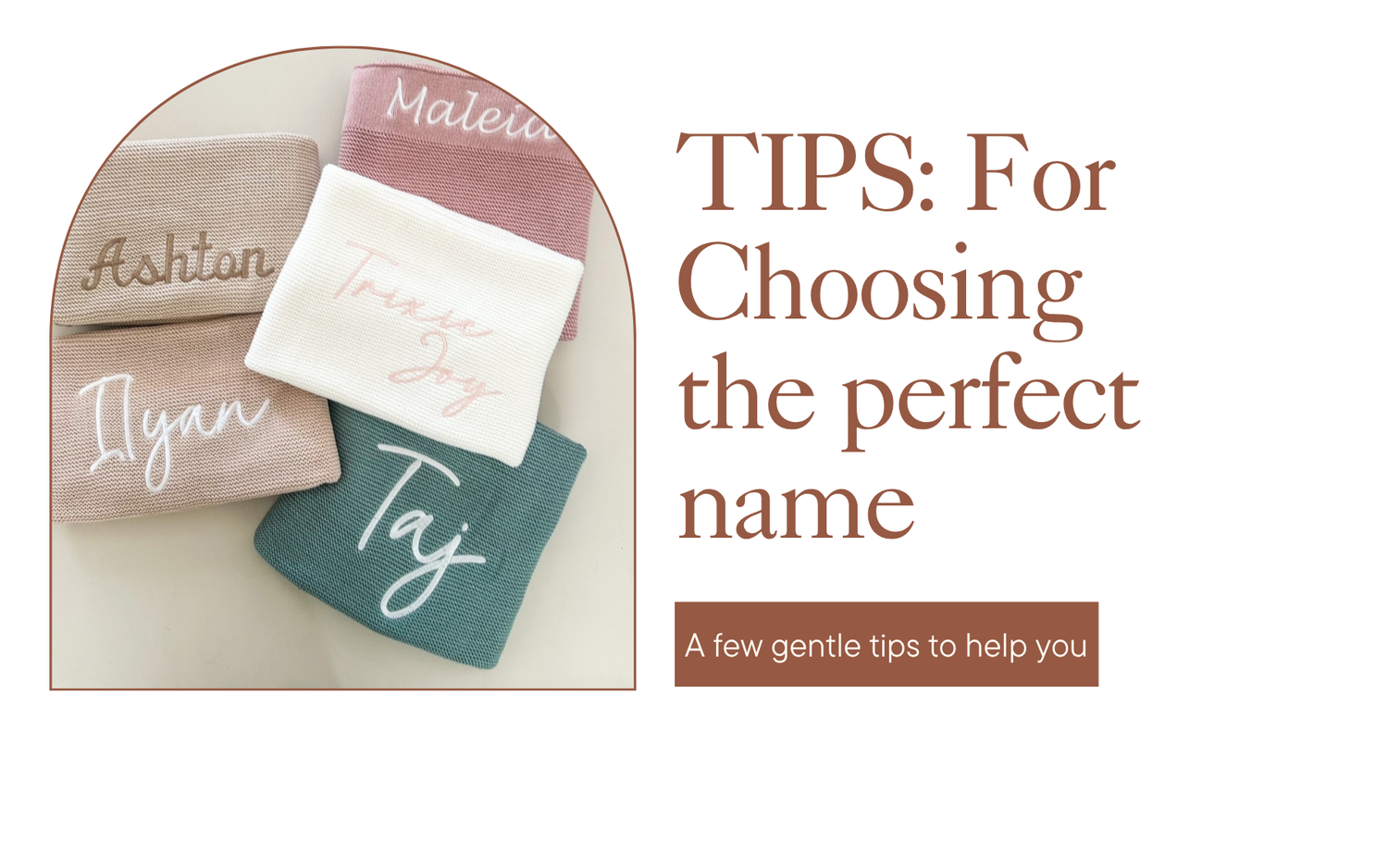 TIPS: For choosing a name
