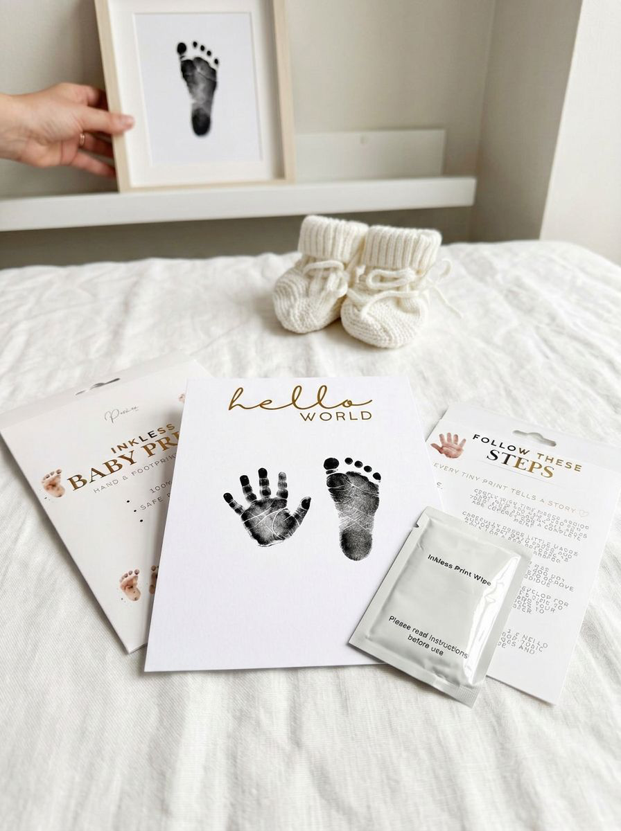 INKLESS BABY PRINTS - HAND &amp; FOOTPRINT KEEPSAKE