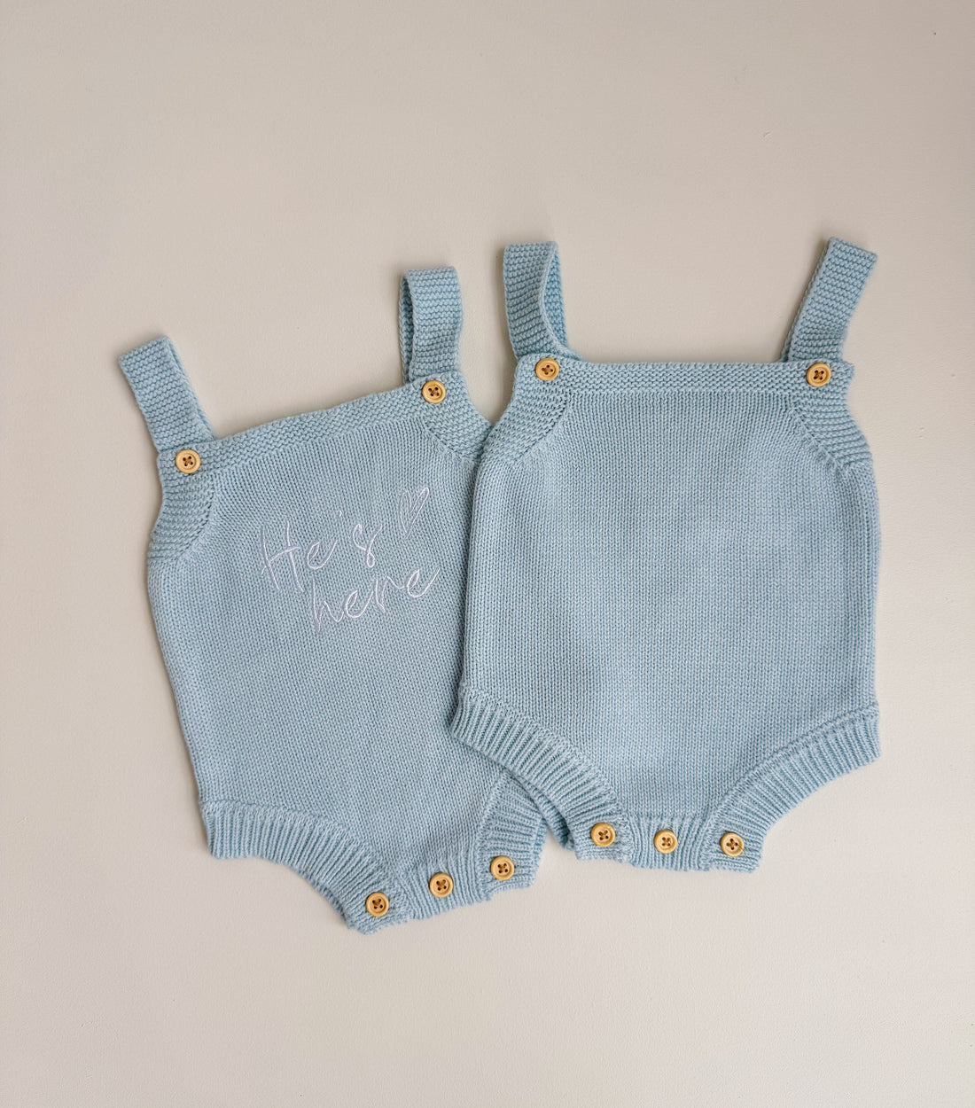 CLASSIC ROMPER - BABY BLUE